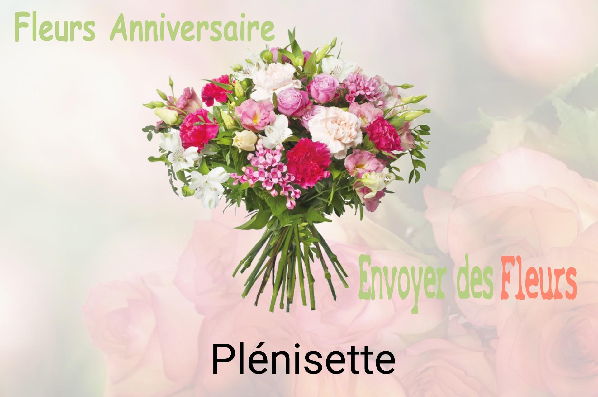 Bouquet de fleurs d’anniversaire livré à Plénisette