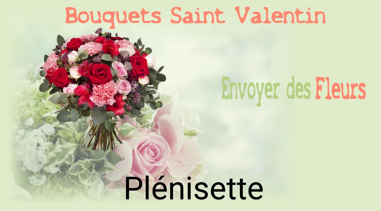 Roses de Saint-Valentin livrées à Plénisette